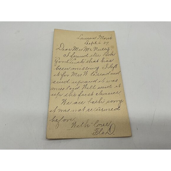 United States And Germany Antique Postal Cards Canceled And Used, Lot of 6 AS-IS - Picture 16 of 16